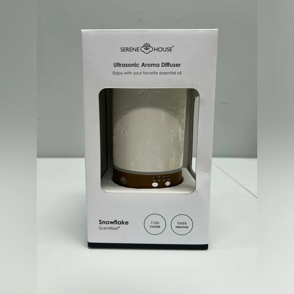 Serene House Ultrasonic Aroma Diffuser - Snowflake